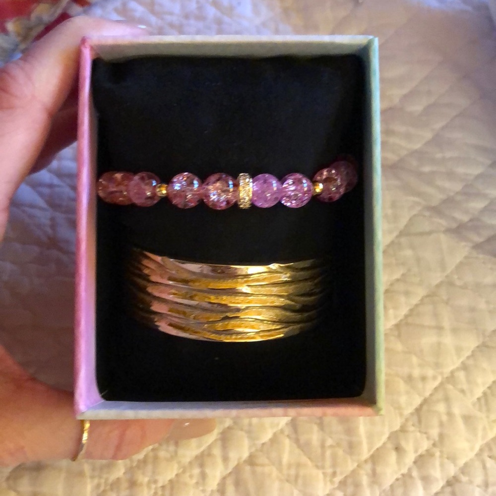 Rustic Cuff bracelet set- cuff of the month